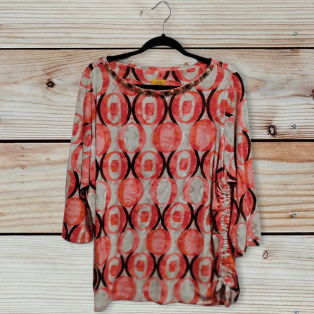 Ruby Rd. contemporary blouse women's size 1X